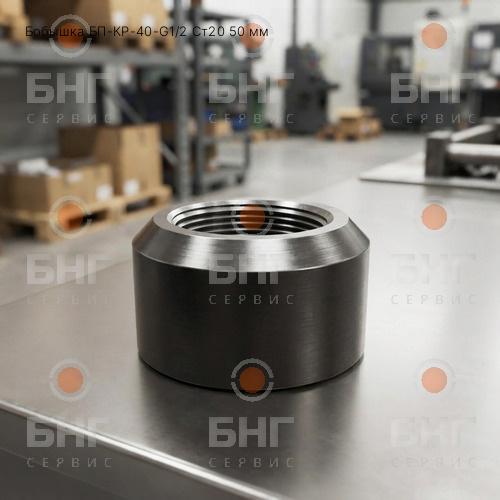 Бобышка БП-КР-40-G1/2 Ст20 50 мм чертеж
